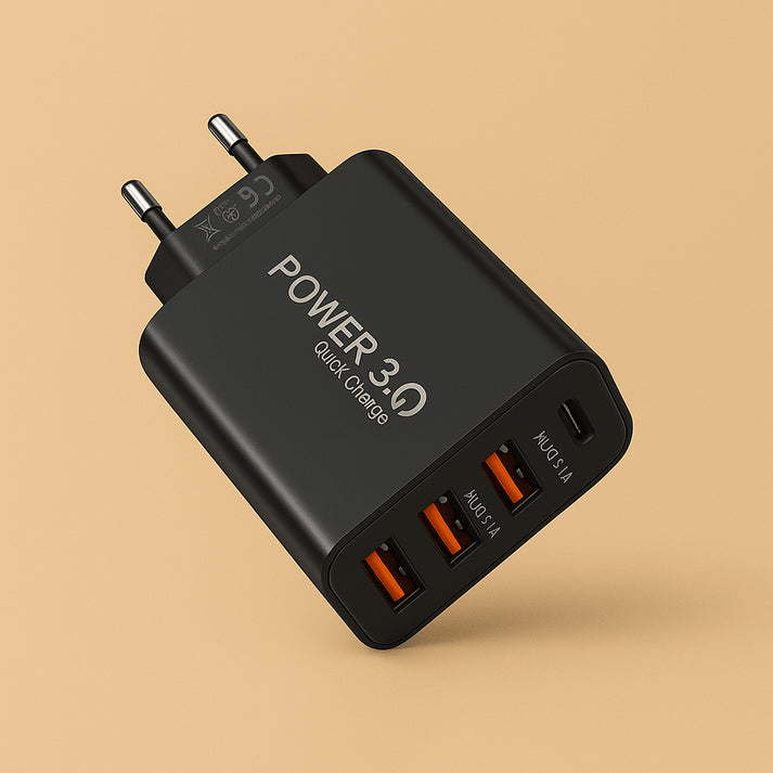 Adaptateur Secteur Triple Port USB – Charge Rapide
